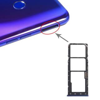 👉 Simkaarthouder blauw active SIM-kaarthouder + Micro SD-kaarthouder voor OPPO Realme 3 Pro (blauw) 6019951579583