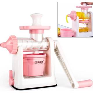 👉 Roze active mannen D598 Huishoudelijke ABS Manual Juice Cup Squeezer Fruit Reamers (roze) 6019955969960