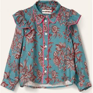 👉 Blous turkoois vrouwen Oilily Bada blouse mini- turquoise 8718904137310
