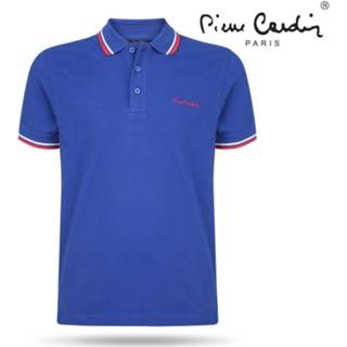 👉 Blauw leer m XXL l s XL s|l|xl|m|xxl S|L|M male men mannen Pierre Cardin heren polo royal blue 7435102875868 7435102875899 7435102875875 345100008885