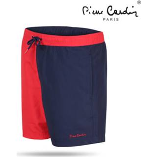 👉 Zwembroek rood l male print mannen Pierre Cardin heren menton rood/navy 8720086104653 345100008885