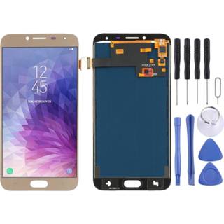 👉 Digitizer goud active LCD-scherm en volledige montage (TFT-materiaal) voor Galaxy J4, J400F / DS, J400G DS (goud) 6922800739710