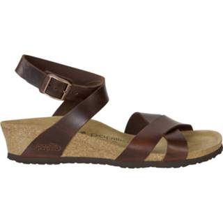 👉 Bruin leather vrouwen Birkenstock Lola cognac natural narrow 4044477013039