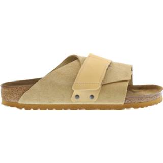 👉 Ecru suede vrouwen Birkenstock Cl. kyoto sand narrow tonal 4039854905779
