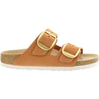👉 Bruin vrouwen Birkenstock Arizona brandy narrow nubukleder big buckle 4039854943689