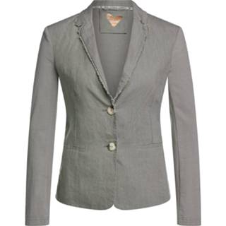👉 Blazer kaki vrouwen Oui 0068711 khaki 4047986640253