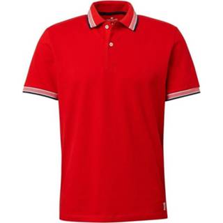 👉 Rood m male mannen Tom Tailor heren polo - 4061945751965