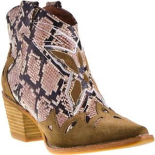 👉 Bruin damesschoenen vrouwen Jeffrey Campbell Westernboots snake 2000001416631