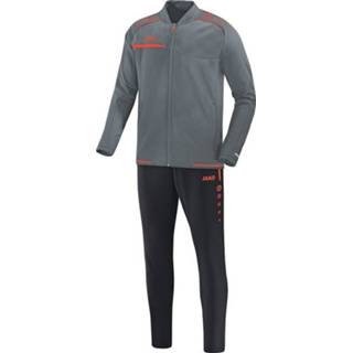 👉 Trainingspak grijs l voetbal mannen male me e Jako prestige m8158-40 melange 4059562150889
