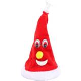 👉 Ornament active 6 inch Electric Cap Christmas Swing Tree Hat Kerst ornamenten Props (Shake met Pentagram Light)