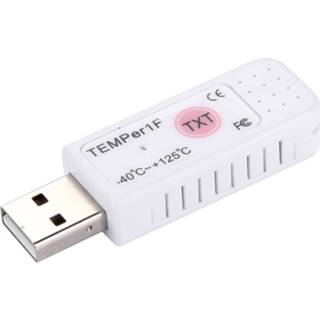 👉 Wit active PCsensor TEMPer 1F USB waterdichte pc-thermometer voor computerruimte / weer omgeving speciale omgevingstemperatuur test (wit) 6922038248107