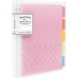 👉 Notitieboek roze active Losbladig Rainbow Cookie Daily Plan Personal Diary Notebook, formaat: A4 (roze)