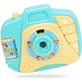 👉 Projector blauw active kinderen cartoon gesimuleerde camera educatief speelgoed (blauw) 6922023432498