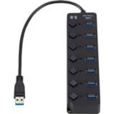 👉 Switch active 7-poorts USB 3.0 Hi Speed Multi Hub-uitbreiding met voor pc en laptop 6922547972715