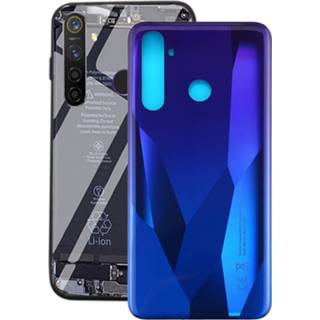 👉 Batterij blauw active achterkant voor OPPO Realme 5 Pro / Q (blauw) 6019954710778