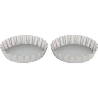 👉 Zilvergrijs HEMA Quichevorm Ø 10 Cm - 2 Stuks (zilvergrijs) 8718537746033