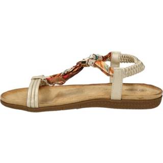 👉 Sandaal kunstleder vrouwen goud Dolcis sandalen 8719796826900