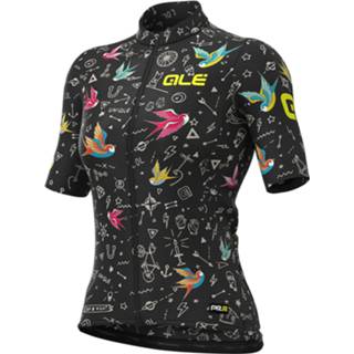 👉 Fiets shirt vrouwen 3XL grijs wit Alé - Women's Versilia Jersey Graphics Fietsshirt maat 3XL, grijs/wit 8055528297045