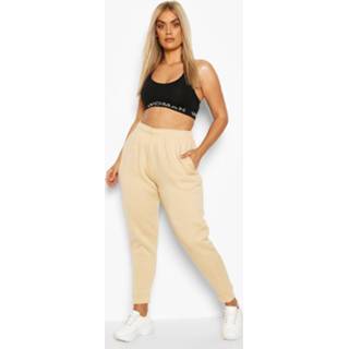 👉 Plus Internal Drawstring Jogger, Camel