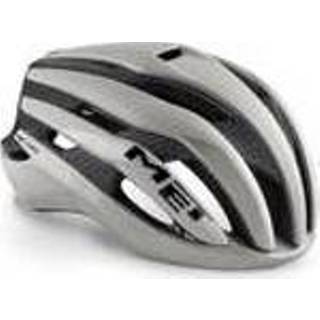 👉 Race fiets carbon active grijs MET Trenta 3K racefiets helm - slechts 215 gram! kan ook verlichting