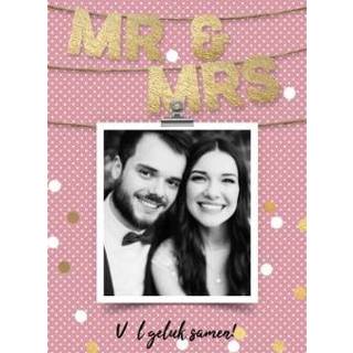 👉 Luckz | Huwelijksfelicitatiekaart Met foto