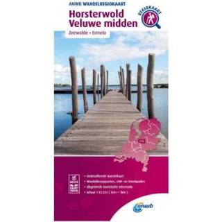 👉 Wandelregiokaart Horsterwold, Veluwe Midden 1:33.333 - Anwb 9789018046538