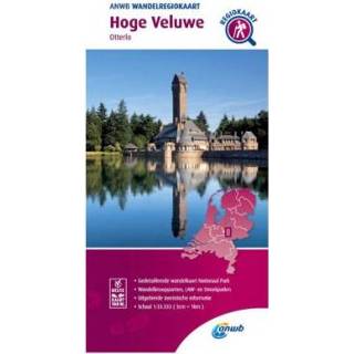 👉 Wandelregiokaart Hoge Veluwe 1:33.333 - Anwb 9789018046507