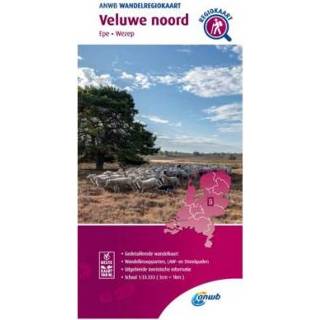 👉 Wandelregiokaart Veluwe Noord 1:33.333 - Anwb 9789018046460