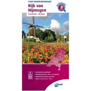 👉 Wandelregiokaart Rijk Van Nijmegen 1:33.333 - Anwb 9789018046712