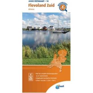 👉 Fietskaart Zuidelijk Flevoland 1:66.666 - Anwb Fietsgids 9789018047191