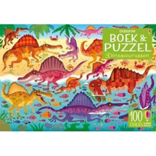 👉 Dinosaurus Dinosaurussen Boek & Puzzel 9781474962742