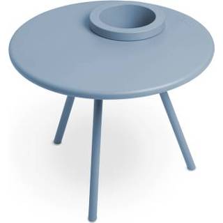 👉 Fatboy bakkes bijzettafel met bloempot licht grijs