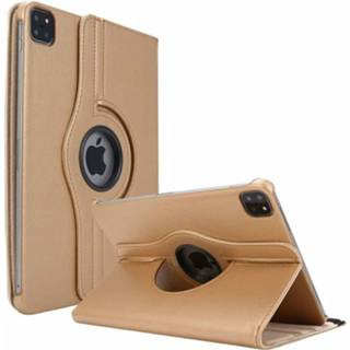 👉 FONU 360° Bookcase Hoes iPad Pro 12.9 inch (2020) - Goud