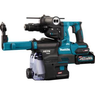 👉 Combihamer Makita HR004GM202 40V XGT Max 2x4,0Ah Accu met Lader en Stofafzuiging in Mbox 88381893084