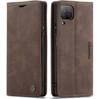 👉 Portemonnee bruin active CaseMe - Huawei P40 Lite hoesje Wallet Book Case Magneetsluiting Donker 8719793082071