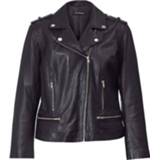 👉 Leren jasje in bikerstyle Angel of Style Zwart