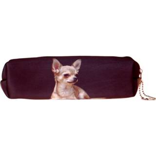 👉 Etui meisjes bruin Chihuahua-