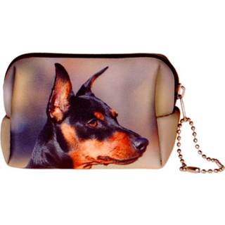 👉 Etui klein meisjes zwart Kleine etui/klein toilettasje Doberman Pinscher-