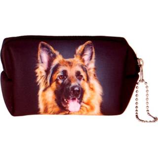 Etui klein meisjes zwart Kleine etui/klein toilettasje Duitse Herder-