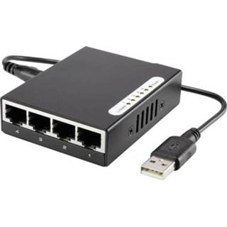 👉 Netwerk-switch Renkforce RF-4451433 Netwerk switch 5 poorten 100 Mbit/s USB-stroomverzorging 4016139091174