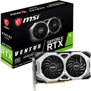 👉 Videokaart MSI Gaming Nvidia GeForce RTX2060S SUPER Ventus Overclocked 8 GB GDDR6-RAM PCIe x16 HDMI, DisplayPort 4719072668525