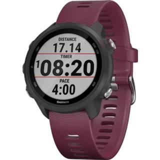 👉 Hardloophorloge One Size zwart Garmin Forerunner 245 met gps - Horloges