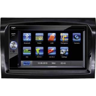 👉 Autoradio met scherm dubbel DIN Blaupunkt Camper 370 Aansluiting voor achteruitrijcamera, Incl. afstandsbediening, Bluetooth handsfree, 4260499851361