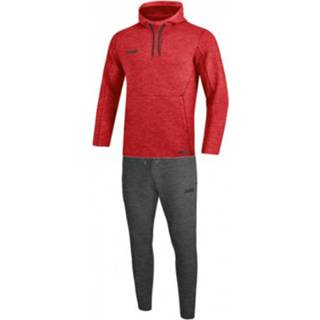 👉 Joggingpak male mannen algemeen rood Jako met sweaterkap premium basics m9629-01 4042752617804
