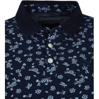 👉 Katoen XXL male marine Vanguard Polo Pique Bloemen Navy 8719419332498 2900029779018