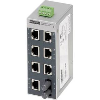 👉 Switch Industriële unmanaged Phoenix Contact FL SFN 7TX/FX ST Aantal ethernet-poorten 7 1 LAN-overdrachtsnelheid 100 Mbit/s Voedingsspanning (num) 24 4046356100847