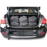 👉 Zwart nylon Car-Bags BMW 3 series (2012-2019) 6-Delige Reistassenset 8718885900248