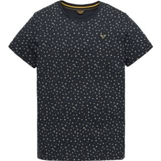 👉 Short sleeve XXXL s m l XL XXL men t-shirts blauw r-neck single jersey dark sapphire 8719419395752 8719419395707