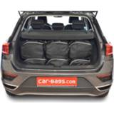 👉 Zwart nylon Car-Bags Volkswagen T-Roc (2017-heden) 6-Delige Reistassenset 8718885903829