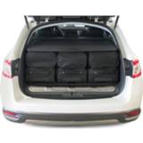 👉 Zwart nylon Car-Bags Peugeot 508 I RXH HYbrid4 (2012-2018) 6-Delige Reistassenset 8718885901191